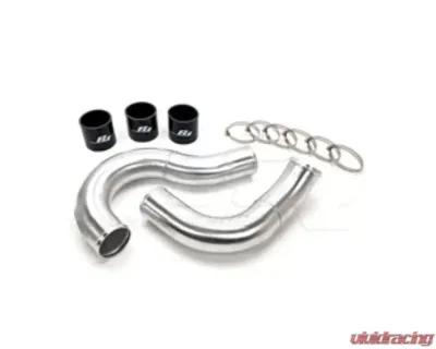 Powerhouse Racing 2.5 Hot Side Drop-Down Intercooler Pipes Greddy 3-Row Gloss Black Powder Coat - PHR 01011501.3ROW.GB